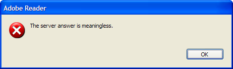 Meaningless answer
