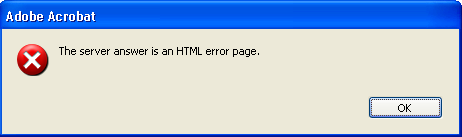 HTML error